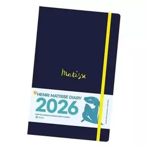 아트 다이어리 플래너 앙리 마티스 디자인 블루 색상 한 권