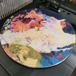 오디오파일 턴테이블 액세서리  1개 DIY 두꺼운 펠트 슬립 매트  LP 비닐 레코드 플래터 교체용.