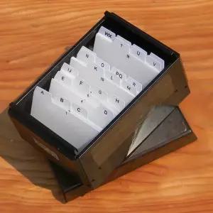 400명 YX207272 수납 대만 파오쉔 KW-Trio 영문 명함박스-소형