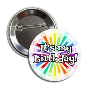 내 생일 버튼, 축하 핀 배지, 10일, 18일, 21일, 30일, 40일, 50일 선물