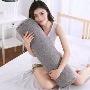 [콩심팥심]인테리어 원통 쿠션 쇼파 면마 쿠션 홈데코 선물용