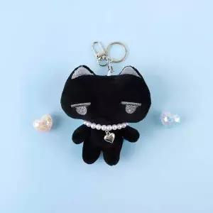 [알티피아]WL 아이네꼬 블랙 인형 키링-엔젤 10cm