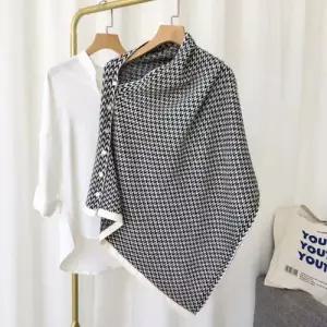 여성케이프 봄머플러 단추숄 판쵸숄 머플러숄 겨 WFLA35S