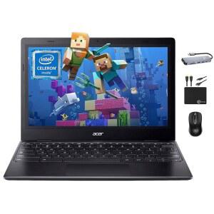 ACER 2025년 학생 비즈니스용 311 인텔 노트북 64GB 코어 128GB FI MARXSOL액세서리 디스플레이 웹캠 프로세서 192GB 크롬북 WI 크롬 HD 듀얼 EMMC 카드 배터리 4GB OS RAM 6인치 11 N4500