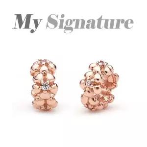 [도로시] 14k 마이 시그니처 꽃리스 참