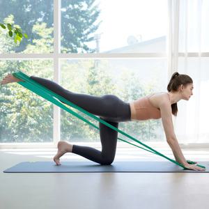 세라밴드 라텍스 스트레칭 밴드 그린