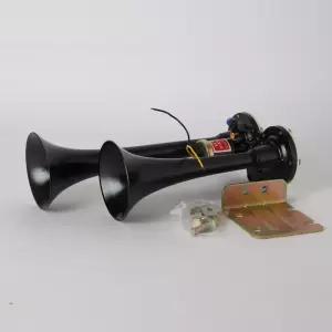 한국산 에어혼 쌍나팔 기원전자 블랙 DC12V 24V 2종