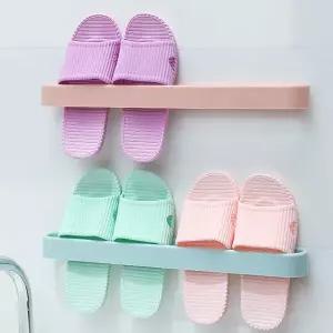 롱 슬리퍼 걸이 욕실화 실내화 신발 거치대 현관 정리 용품 홀더 슈즈랙 꽂이 수건
