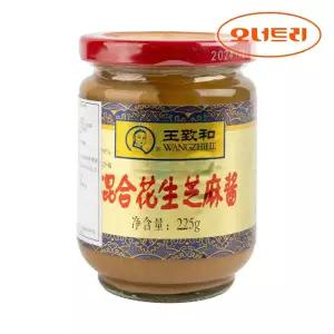 왕즈허 즈마장 225g 월남쌈 훠궈 마라탕 샤브샤브 땅콩 참깨 혼합 소스