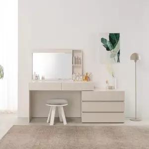 리바트 리타 수납형 거울장 화장대