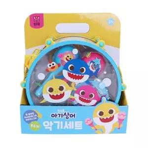 핑크퐁 아기상어 악기세트 드럼 탬버린 마라카스