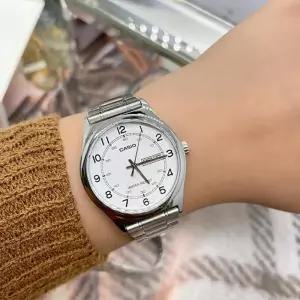 카시오 MTP-V006D-7B2 남성 메탈 시계