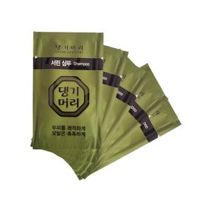 일회용 댕기머리 서린 샴푸 50개 여행용 비품 파우치 1회용