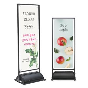 T배너 고급형 실외물통형배너 브라켓포함