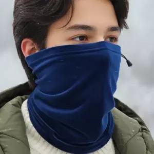 보들보들한 극세사 융 넥워머-겨울 방한용 목토시 남여공용 등산 자전거 골프