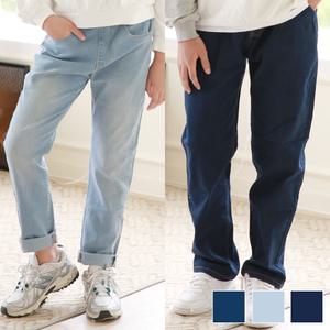 [주니어클라쓰]배기통스판청바지 주니어 청바지 데님 초등학생