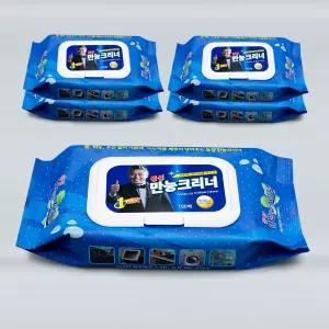 동성 만능크리너 100매 캡형 5개 1박스 만능물티슈 베이킹소다함유