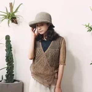 [하프클럽/앞머리]랩스타일 썸머 니트 가디건n629