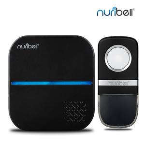 누리벨 방수 무선 초인종 차임벨 도어벨 라인 C세트(블랙, 화이트)