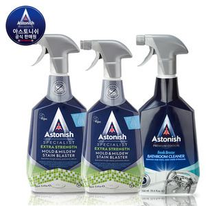 아스토니쉬 욕실 만능 클리너 (곰팡이제거제2개 + 배스룸클리너)