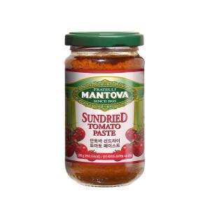 만토바 선드라이드 토마토 페이스트 190g 유럽의 토마토 48.6% 높은 함유량