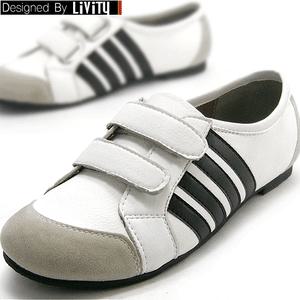 LIVITY 기획특가 브랜드st. 투벨트 플랫슈즈 운동화 스니커즈 캔버스화 - 4선 보카시루즈핏 벨트형 20종택1