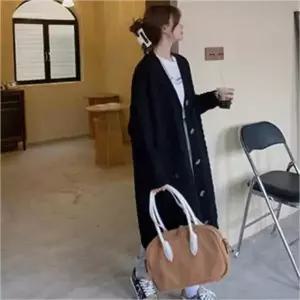 [오노마] ONM 여성 와이드핏 롱가디건 겨울 가디건 꽈배기 가디건 (S8055239)