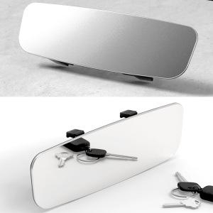 베르톤 프레임리스 와이드 룸미러 295mm 평면경 백미러 보조 사각지대해소 시야확보 거울 차량용