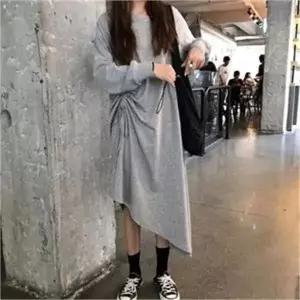 [오노마] ONM 셔링 꼬임 롱 원피스 유니크 입기 편한 데일리룩 코디 (S8117876)