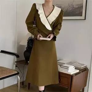 [오노마] ONM 러블리 플리츠 주름 롱원피스 (S8436035)