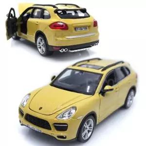 [핫트랙스]1:24 포르쉐 카이엔 터보 옐로우 미니카 다이캐스트