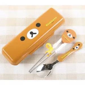 [텐바이텐]리락쿠마 스픈교정젓가락케이스세트 브라운4407