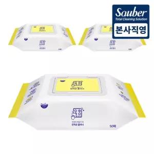 자우버 인덕션 다목적 주방 찌든때 클리너 50매 3팩
