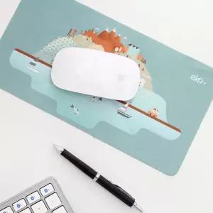 에카엑스 3in1 마우스패드 휴대용 극세사 키보드 덮개 액정 클리너 ezpick