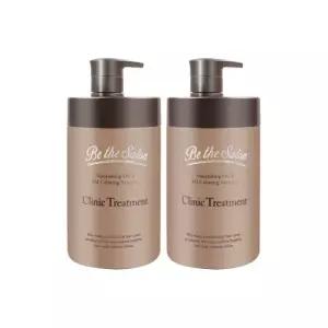 [비더살롱] 대용량 미용실 극손상 트리트먼트/샴푸 1000ml x 2개