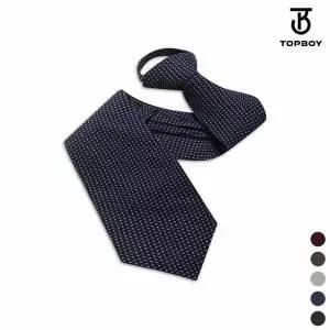 [하프클럽/탑보이]심플 도트 패턴 자동 넥타이 (MOL009)