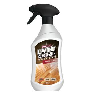 W 위시오 강마루 강화마루 청소 관리 나무마루 전용 클리너 800ml
