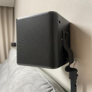 리어스피커 스탠드 서라운드 돌비애트모스 사운드 벽스탠드 위치 설정 벽밀착형 스피커