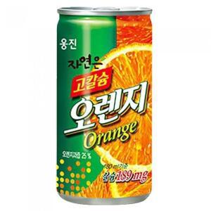 [웅진식품] 웅진 고칼슘오렌지 180ml x 30캔