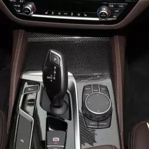 BMW 5시리즈 G30 기어 테두리 콘솔 컵 홀더 아이드라이브 풀커버 카본 패널 호