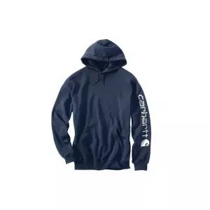 칼하트 미드웨이트 로고 후드 뉴네이비 / K288-472