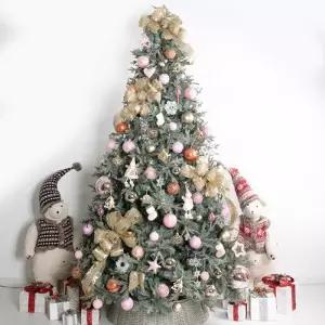 [텐바이텐]크리스마스 트리 나무 장식 풀세트 핑키헤븐그레이 300cm 단면