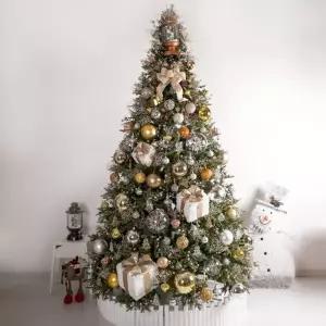 [텐바이텐]크리스마스 트리 나무 장식 풀세트 골든캐슬연그린 300cm 양면