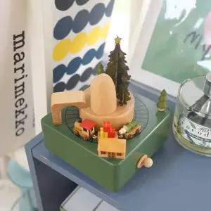 [텐바이텐]크리스마스 트리 기차 우드 오르골