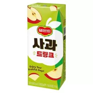[롯데칠성음료] 델몬트 사과 드링크 190ml x 32팩