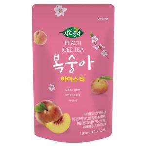 [희창유업] 자연생각 복숭아 아이스티 190ml x 50파우치
