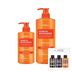 쿤달 네이처 바디워시 화이트머스크 1058ml, 1개+500ml, 1개+증정(샴푸 일랑일랑 100ml+트리트먼트 일랑일랑 100ml+바디워시 일랑일랑 100ml 각 1개 (총 3개))