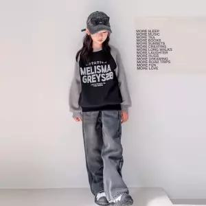 [보리보리/버블트리]버블트리 워크본딩데님팬츠