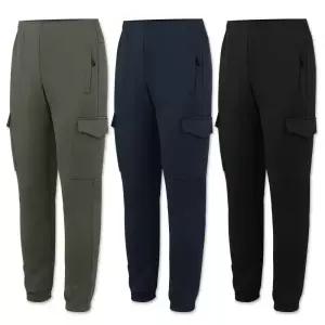 꽃중년 기모건빵바지 전술 카고 조거 겨울 작업복 하의 노가다 빅사이즈