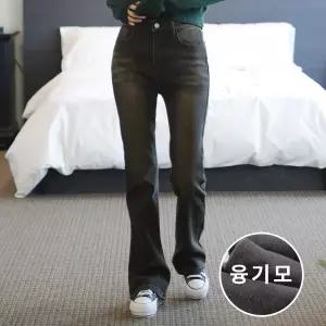 [숏/롱] 수비진 SP7315 융기모 빈티지 워싱 롱부츠컷 팬츠/여성기모청바지/기장선택